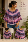 Poncho "Romance Ancestral"